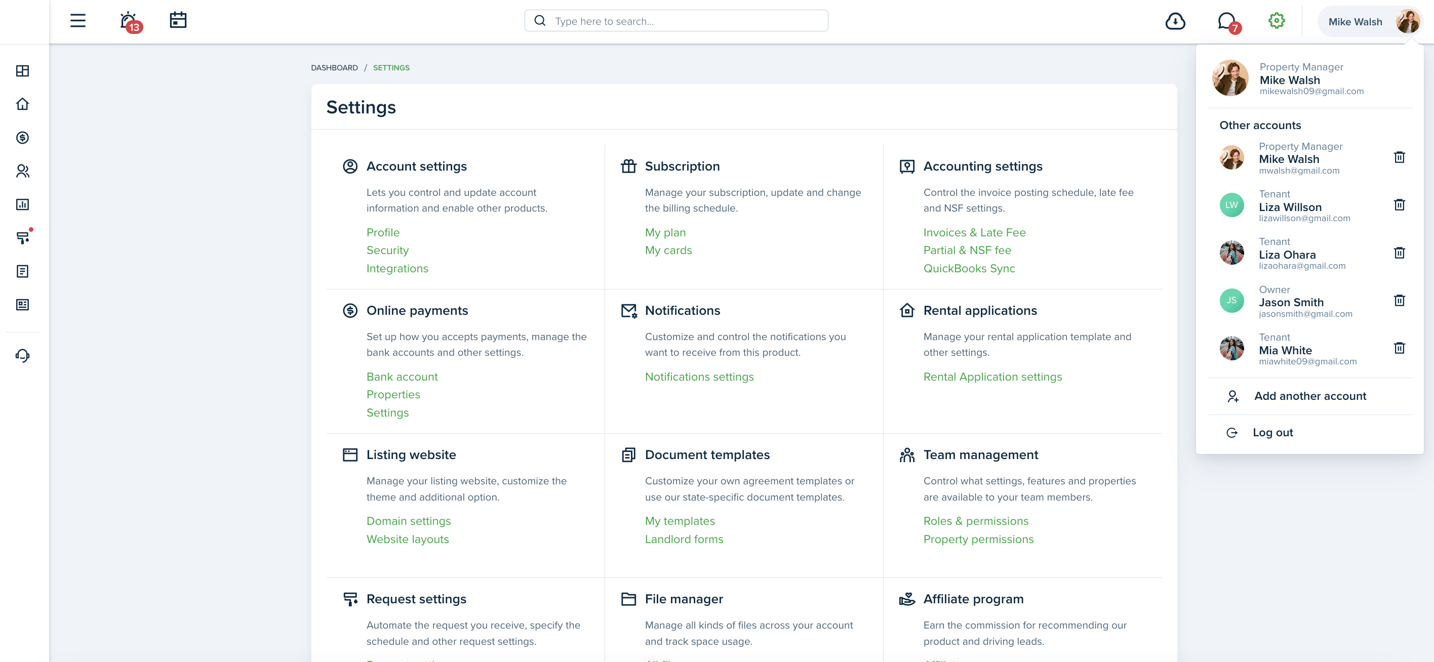New design of Settings
