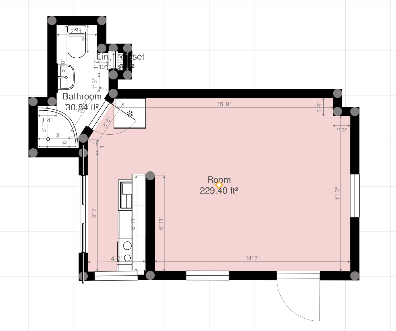 Studio Rental – 6254 Everett Ave Apt 1, Philadelphia, PA, 19149